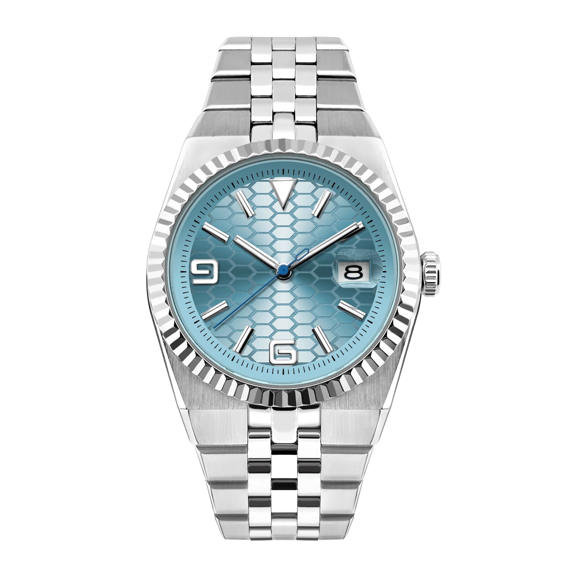 Montre automatique Landmaster 40 cadran bleu mouvement Miyota 8215