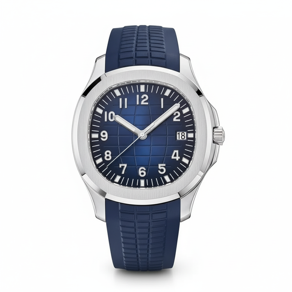 Automatic Mechanical Sport Watch 40 MM Waterproof Rubber Strap